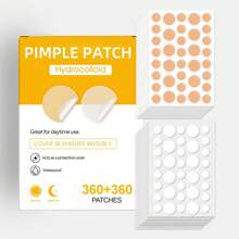 360 parches para el acné y granos, pegatinas para ocultar imperfecciones faciales, adecuados para diversas ocasiones, unisex, suaves y no irritantes, en 2 variantes de color