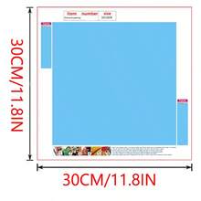 1件套5D高级DIY钻石画套装，无框 - 精致室内装饰，完美的家居墙面悬挂式钻石画装饰 - 理想的DIY礼物 - 彩色 - 查看 4