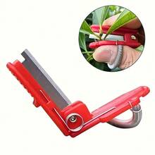 1pc Stainless Steel Gardening Thumb Knife, With Sharp Blade - Ergonomic Design, For Trimming, Grafting, Weeding - Compact & Durable Tool For Pruning, Harvesting And Cutting - Ideal For Gardeners, Gardening Pruning Tool, Grafting Tool, Smooth Metal Surface, Durable Structure