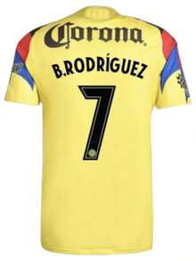 Jersey brian rodriguez #7 2025-2026 - Amarillo - Ver 2