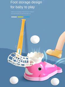 Children's Fun Baseball Launch Toy Set, Telescopic Baseball Stick, Automatic Shooting Baseball, Indoor/Outdoor Sports Toys For Boys And Girls