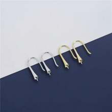 10pcs High Quality Copper Material Trumpet Shaped Earring Findings - Style - View 5