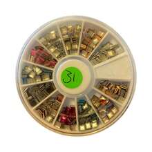 Vitalis Wheel With Decorative Gems For Nails - Pink - View 4