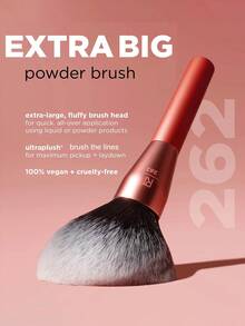 Real Techniques 超大号散粉刷，大号散粉刷，蓬松刷头，适合全脸定妆，XL 号刷头，快速上妆，圣诞礼物，无动物实验，粉底刷，遮瑕刷，腮红刷，修容刷，古铜粉刷，散粉刷，粉底刷，腮红刷 - 玫紅色 - 查看 3