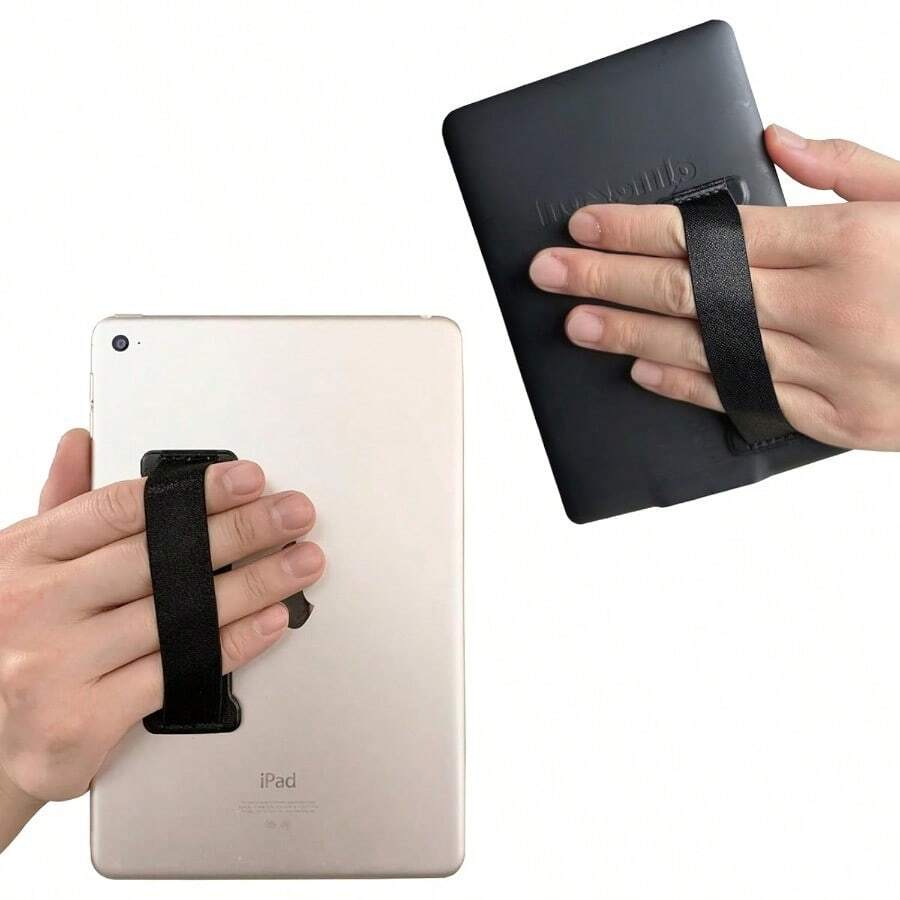 DHand Holder Strap For Ipad Tablet Hand Holder Strap Universal Handle Grip For IPad Kindle Mini Tablets And Cases Black 01 - Black - View 1