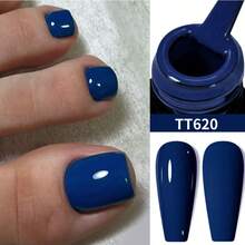 TARTU 8ml Gel Nagellack - 7 leuchtende Farben, Abweichbar, UV/LED-Aushärtung, milchig weiß, nude rosa, rot, rose, lila, blau, grün, grau, gelb Farbton, semi-permanenter, halbtransparenter Gel-Nagellack für Maniküre Primer Zuhause Salon & Nagelkunst, Geschenk für Frauen - Verschiedenfarbig - Übersicht 3