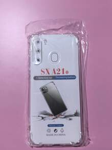 1pc Transparent Four-Corner Anti-Drop Case, Compatible With Samsung Series, Samsung Phone Transparent Four-Corner Anti-Drop Case, Phone Case, Protective Cover, Phone Shell, Phone Sleeve, Anti-Drop Phone Case, Transparent Phone Case, Minimalist Phone Case, Solid Color Phone Case, Transparent Phone Case, TPU Phone Case Anti-Drop (Military-Grade Anti-Drop)