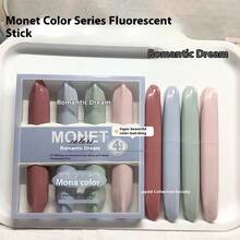 Highlighter Pens, Colorful, Eye-Friendly, Large Capacity Fluorescent Marker Pens