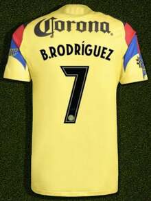Jersey brian rodriguez #7 2025-2026 - Amarillo - Ver 1