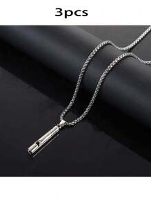 耐用的不锈钢紧急口哨 - 时尚、便携式户外徒步和救援生存装备，非常适合万圣节/圣诞节/感恩节/新年庆祝活动、露营配件