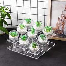 1 pièce Présentoir acrylique transparent, organisateur de rangement pour bijoux et cosmétiques, support pour figurines et boîtes surprises