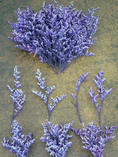 25/50/100/300 Pcs Mini Breath Flowers And Other Dried Flowers - For Resin Mold Art Craft, Ivory White Flowers Bouquet For Hair Accessory, Wedding Wreath, Table Vase, Home Decor