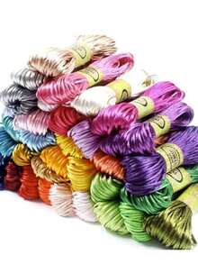 Silk Thread Kit With 10 Assorted Colors Each With 4 Meters In Total There Is 40 Meters Of Thread - Nhiều màu - Xem 3