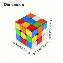 3x3 Speed Cube, Mirror Surface Magic Cube, Original Stickerless Magic Cube, A Shiny Puzzle Game And A Brain Teasers Toy