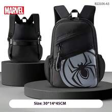 Disney 蜘蛛侠小学4-6年级学生书包 男童大容量简约时尚单肩包 返校背包