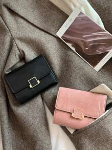 Vintage Charm Wallet, Women's Wallet Fashion Clip Retro Multifunctional, Benyanu Retro Women's Mini Wallet, Can Accommodate Coins Mobile Card Slot Can Hold Driver's License, Fashion Daily Accessory, Daily Wallet | Minimalist Wallet | Textured Surface, Women's Essential Fashion Small Wallet, Daily Storage Bag, Exquisite Accessory, Daily Use, Fashion Accessory, Textured Surface, Birthday Gift, Christmas Gift, Halloween, Holiday Gift - Multicolor - View 4