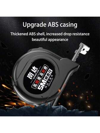 1PC Locking Function Steel Tape Measure/Engineering Ruler, Thickened And Hardened 3-Meter/5-Meter/7.5-Meter/10m Ruler, Household High-Precision, Wear-Resistant, Anti Drop Measuring Ruler, Stainless Steel Ruler, Woodworking Ruler, Decoration Measuring Ruler, Drawing And Mapping Measuring Tool Calculation