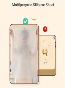 Silicone Mat,31.49"X 23.6" Silicone Mats For Kitchen Counter, Waterproof Heat Resistant Mat, Extra Large Countertop Protector, Nonstick Baking Mat,Shipped Rolled Up,No Creases- White - Clear - View 7