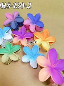 1/3/6/12 Kit Summer Flower Clip Large Hair Clips Beach Holiday Flower Barrettes - 彩色 - 查看 2