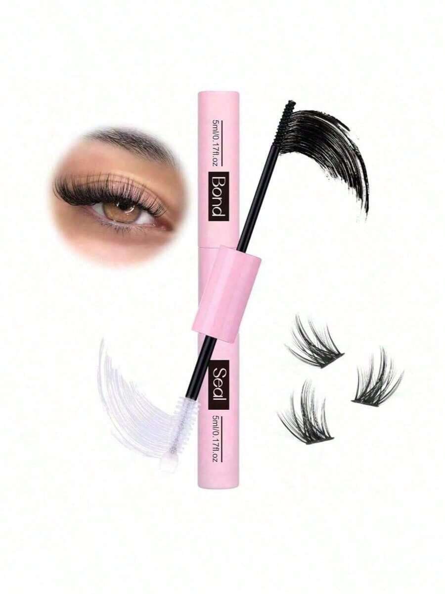 Eyelash Bonding & Sealing 10ml Eyelash Cluster Bonding & Sealing Eyelash Glue, 5ml Take-Out, For False Eyelash Slimming Long-Lasting Waterproof All Day Wear 2-In-1 Lash Adhesive & Sealing For DlY Lash Extension - liên kết và niêm phong - Xem 1