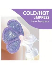 2 件可重复使用的冷冻胸垫，双面设计冷却凝胶垫，日常护理工具，多功能冷热敷凝胶珠胸垫，用于胸部放松和缓解，冷热胸部凝胶垫，送给女性的绝佳礼物