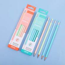 purespirit 12/24 支预削尖 HB 石墨铅笔 木壳铅笔 带橡皮擦 适合学生成人学校、办公室返校 - 黑色 - 查看 11