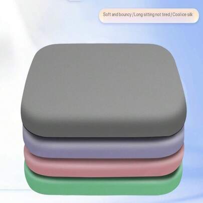 4厘米厚记忆海绵坐垫，超柔软办公椅垫，透气汽车座椅垫，长时间坐姿腰部支撑，缓解疼痛