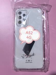 1pc Transparent Four-Corner Anti-Drop Case, Compatible With Samsung Series, Samsung Phone Transparent Four-Corner Anti-Drop Case, Phone Case, Protective Cover, Phone Shell, Phone Sleeve, Anti-Drop Phone Case, Transparent Phone Case, Minimalist Phone Case, Solid Color Phone Case, Transparent Phone Case, TPU Phone Case Anti-Drop (Military-Grade Anti-Drop)