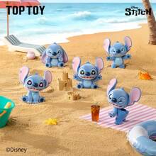Miniso TOPTOY史迪奇迷你毛绒系列盲盒-史迪奇可爱心情小狗生日礼物 - 彩色 - 查看 6