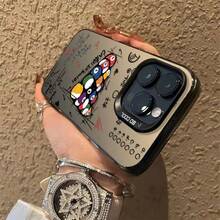 Carcasă de telefon argintie, culoare biliard, compatibilă cu