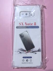 1pc Transparent Four-Corner Anti-Drop Case, Compatible With Samsung Series, Samsung Phone Transparent Four-Corner Anti-Drop Case, Phone Case, Protective Cover, Phone Shell, Phone Sleeve, Anti-Drop Phone Case, Transparent Phone Case, Minimalist Phone Case, Solid Color Phone Case, Transparent Phone Case, TPU Phone Case Anti-Drop (Military-Grade Anti-Drop)