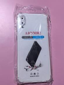 1pc Transparent Four-Corner Anti-Drop Case, Compatible With Samsung Series, Samsung Phone Transparent Four-Corner Anti-Drop Case, Phone Case, Protective Cover, Phone Shell, Phone Sleeve, Anti-Drop Phone Case, Transparent Phone Case, Minimalist Phone Case, Solid Color Phone Case, Transparent Phone Case, TPU Phone Case Anti-Drop (Military-Grade Anti-Drop)