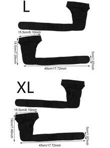 1 Pair Unisex Fingerless Sports Gloves For Weightlifting, Gym Fitness Training With Hook & Loop Fastener