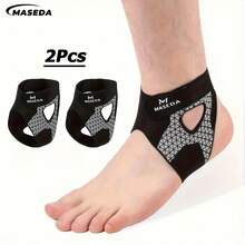 MASEDA 2pcs Ultra-Thin Sports Ankle Brace, Ankle Support Socks - Two-Way Adjustable Straps, One Size Fits All - Used For Support And Wrapping, Suitable For Fitness, Running, Cycling, Tennis And Many Other Scenarios, Perfect Holiday Gift - 2pcs - 查看 2