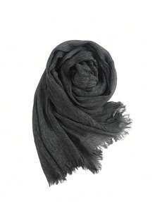 Crinkle Textured Rayon Wrinkle Hijab Scarves Crepe Long Hijab For Lady Rayon Wrinkle Hijab Women Scarf For Dress