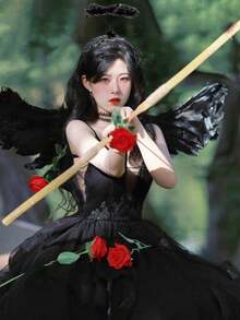 Bộ 3 cánh thiên thần và ác quỷ, thích hợp làm đạo cụ, phụ kiện cosplay, chụp ảnh cưới và du lịch, tiệc tùng, biểu diễn sân khấu và trang trí ngày lễ. Giá cả phải chăng, bền, nhẹ và thiết kế trang nhã. - Nhiều màu - Xem 4