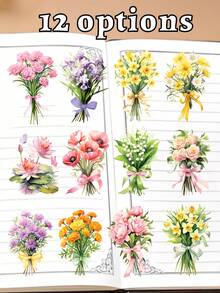 Personalized Name Acrylic Bookmark With 25 Styles Custom Handmade Floral Bookmarks For Book Lovers Unique Reading Accessories Teacher Student Gifts Back To School Stationery - Multicolor - View 9