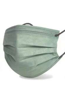 10 piezas Mascarilla facial desechable de alta calidad con estilo universitario, minimalista y con empaque individual elegante para adultos - Multicolor - Ver 11