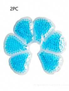 2 件可重复使用的冷冻胸垫，双面设计冷却凝胶垫，日常护理工具，多功能冷热敷凝胶珠胸垫，用于胸部放松和缓解，冷热胸部凝胶垫，送给女性的绝佳礼物