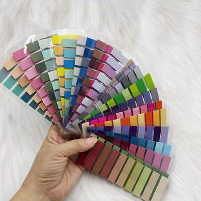 200 hojas de notas adhesivas, 1 tipo, 1 paquete de etiquetas índice, verde translúcido, 10 estilos de colores diferentes de notas adhesivas, libros de estudiante, suministros, etiquetas, suministros de oficina, etiquetas de clasificación