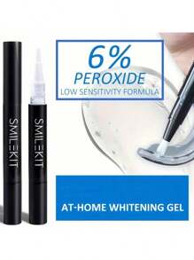 4-Pen Wireless Teeth Whitening Kit - Advanced LED Accelerator,Rapid Stain Removal At Home - Clinically Proven, Gentle & EffectiveWhitening Solution