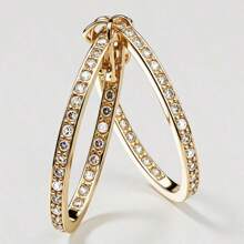 ​​10K+ Sold! Korean Luxe Ear Cuffs Crystal-Studded Minimalist Hoops (Insta-Worthy Stackable Ear Jewelry For Everyday Glam)​​