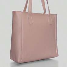 Women's Casual Spacious Shoulder Shopper Bag With Reinforced Handle - 裸色 - 查看 4