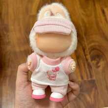 1 Set 17 Cm Doll Clothing Set (No Doll, Shoes, Glasses), Compatible With Labubu,Clothing Set Suitable For 6.7-Inch Doll Set, Fashionable And Unique Hat And Clothing Accessories, Suitable For First/Second/Third Generation Dolls To Play And Display ,Clothing Set Only,(Excluding Dolls And Shoes) - Multicolor - View 10