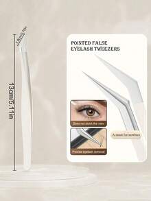 4 件套专业精密睫毛延长镊子,适用于假睫毛应用,DIY 睫毛夹镊子,睫毛美容院工具套装,非常适合初学者和专业睫毛技师轻松涂抹和去除睫毛 - 专业不锈钢镊子 - 彩色 - 查看 16