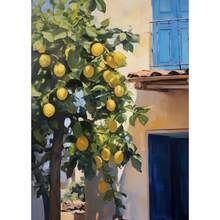 1pc Italian Coastal Summer Kitchen Lemon Tree Still Life Botanical Posters Canvas Painting Wall Arts Pictures Home Decor No Frame - Available In Multiple Colors - View 18