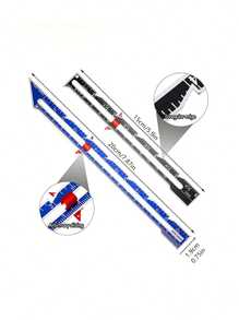 1 件金属滑动量规、缝纫测量工具、绗缝和缝纫用缝纫量规、缝纫配件、缝纫用品 - 銀色 - 查看 4