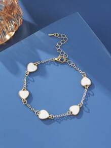 3pcs/Set Women Elegant Lucky Flower Bracelet Set, Black White Pink Color Combination, Fashion & Casual, Suitable For Daily Wear