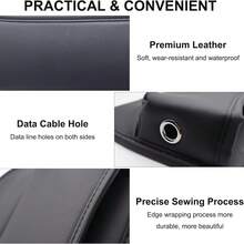 Wypełniacz szczelin w fotelu samochodowym, skórzany schowek na fotel samochodowy z uchwytem na kubek, uniwersalny organizer na szczeliny w fotelu, regulowany schowek na fotel. Przed zakupem zmierz szczelinę między schowkiem w samochodzie a środkiem foteli z przodu i z tyłu. Aby idealnie dopasować, szczelina powinna wynosić co najmniej 3 cm.