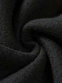 Customized Men's Zip-Up Hoodie Sweatshirt - Customizable Fun Sweatshirt, Can Print Your Lucky Number, Font, Jersey Number, Anniversary, Birthday, Music Festival, Christmas, Halloween, Thanksgiving, Work Logo, Advertising, School Uniform, Black Zip-Up Jacket, Suitable For Autumn And Winter, Thermal Lined Pocket Sweatshirt With Drawstring, Long Sleeve Top - Black - View 5